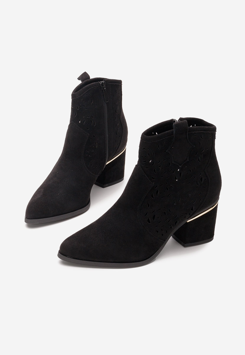 Anemone fekete őszi női bokacsizma