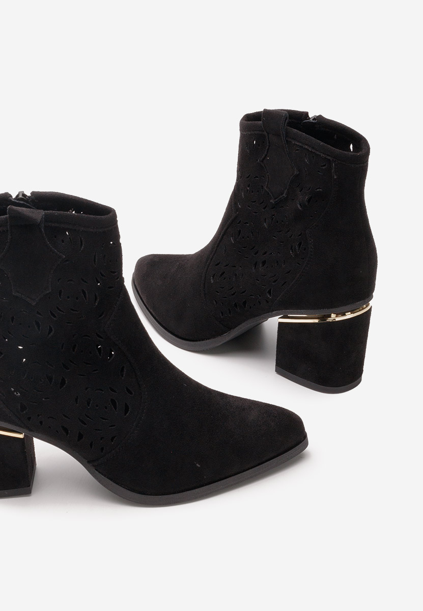 Anemone fekete őszi női bokacsizma