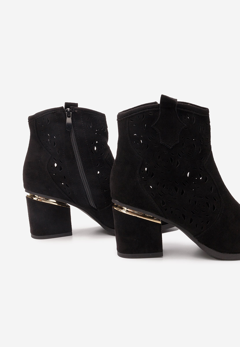 Anemone fekete őszi női bokacsizma