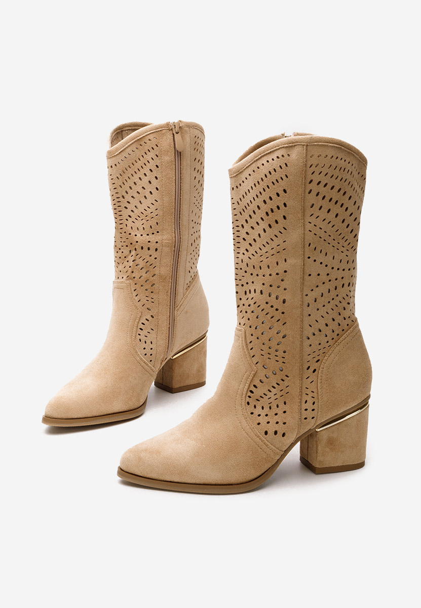 Dabiera khaki cowboy csizma