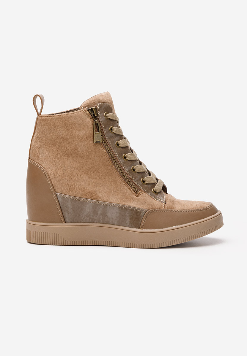 Elsy khaki platform sneaker cipő 