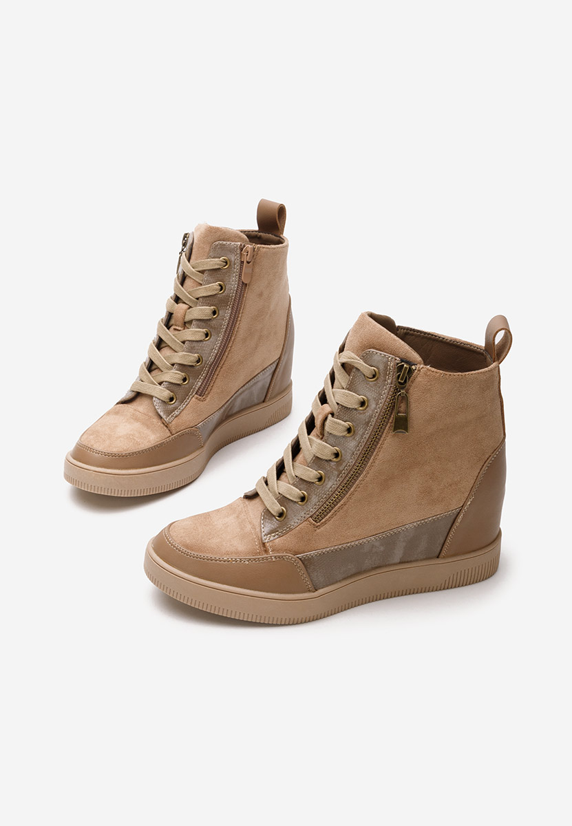 Elsy khaki platform sneaker cipő 