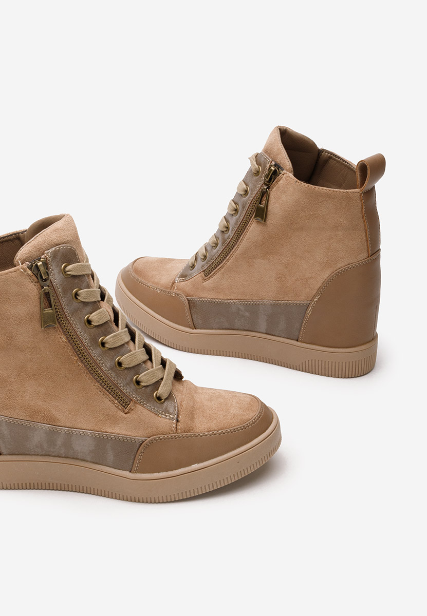 Elsy khaki platform sneaker cipő 