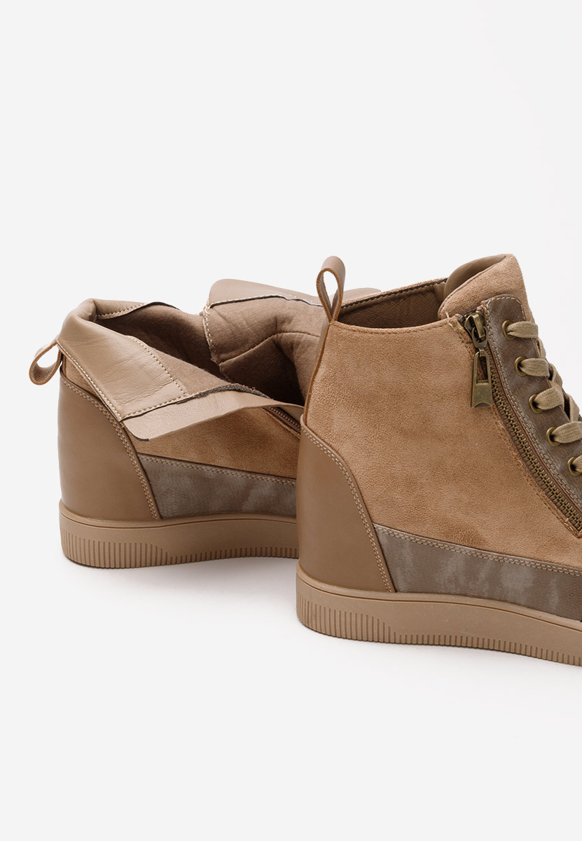 Elsy khaki platform sneaker cipő 