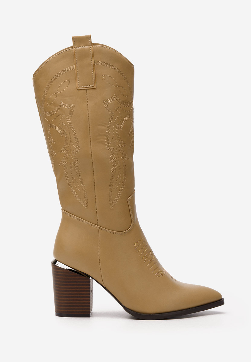 Galice khaki cowboy csizma