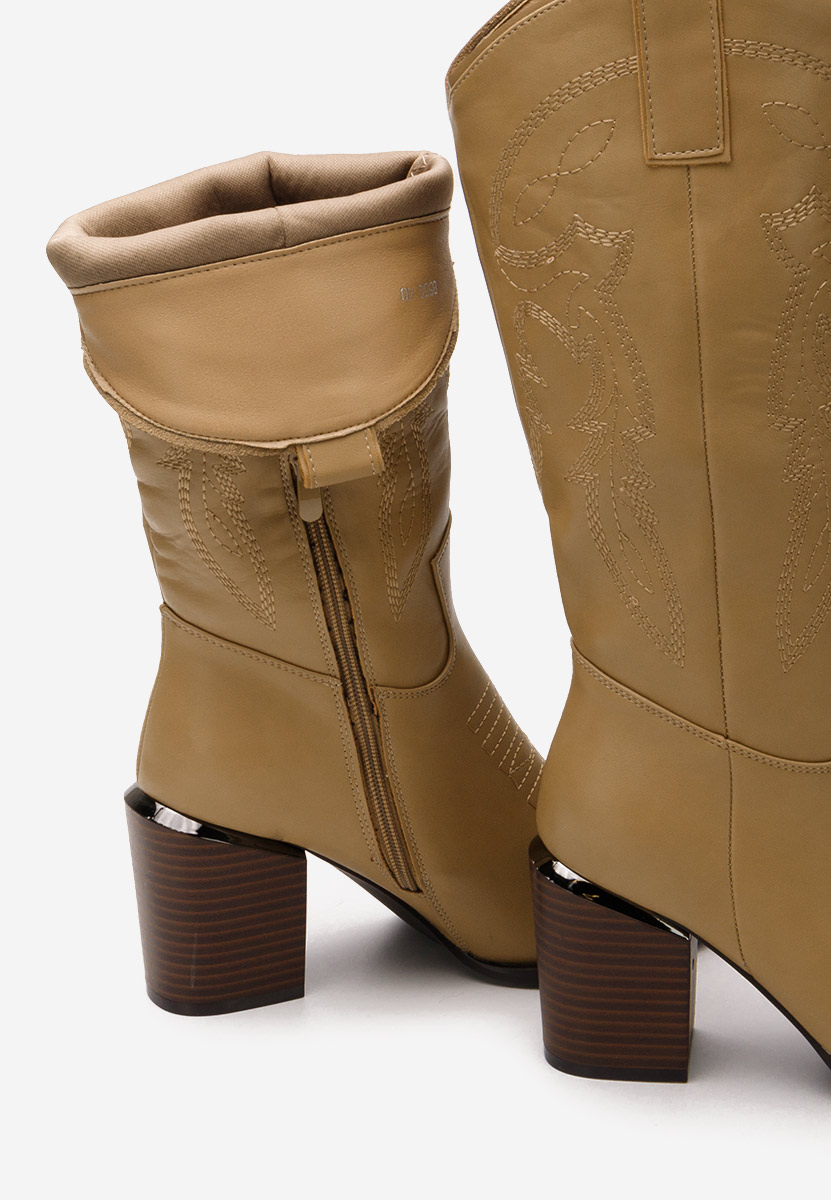 Galice khaki cowboy csizma