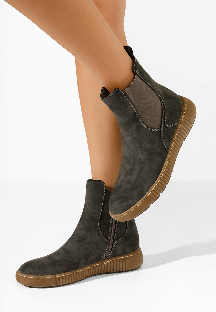 Sheela szürke chelsea bokacsizma