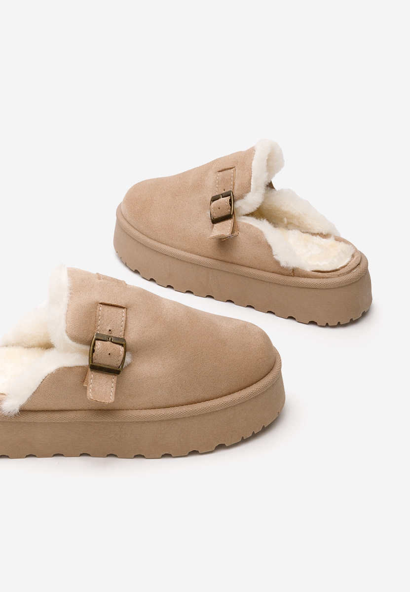 Aselda khaki női papucs