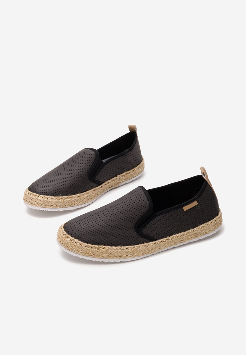 Tofer fekete férfi espadrilles