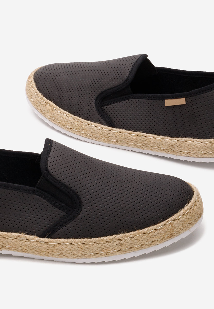 Tofer fekete férfi espadrilles
