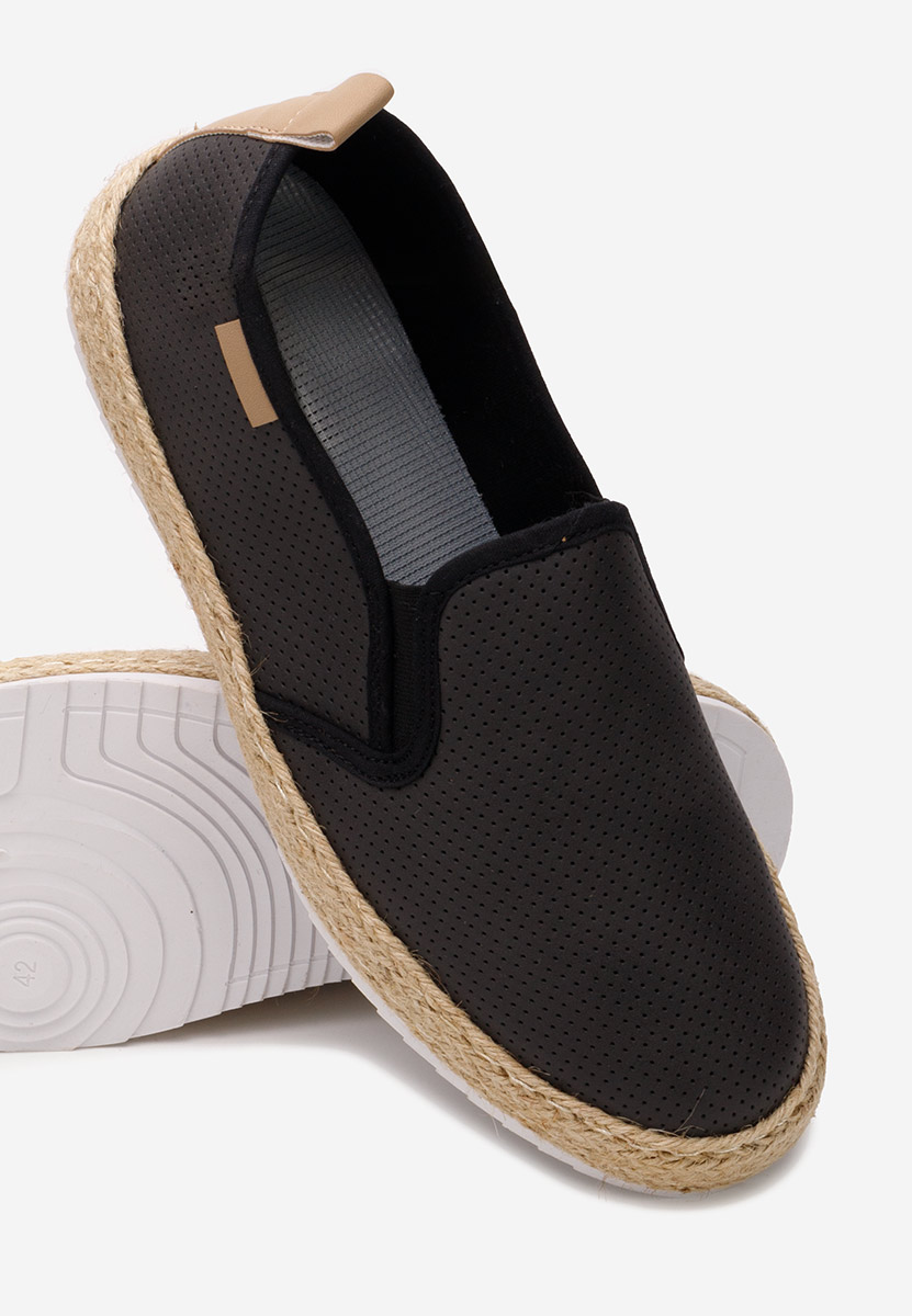 Tofer fekete férfi espadrilles