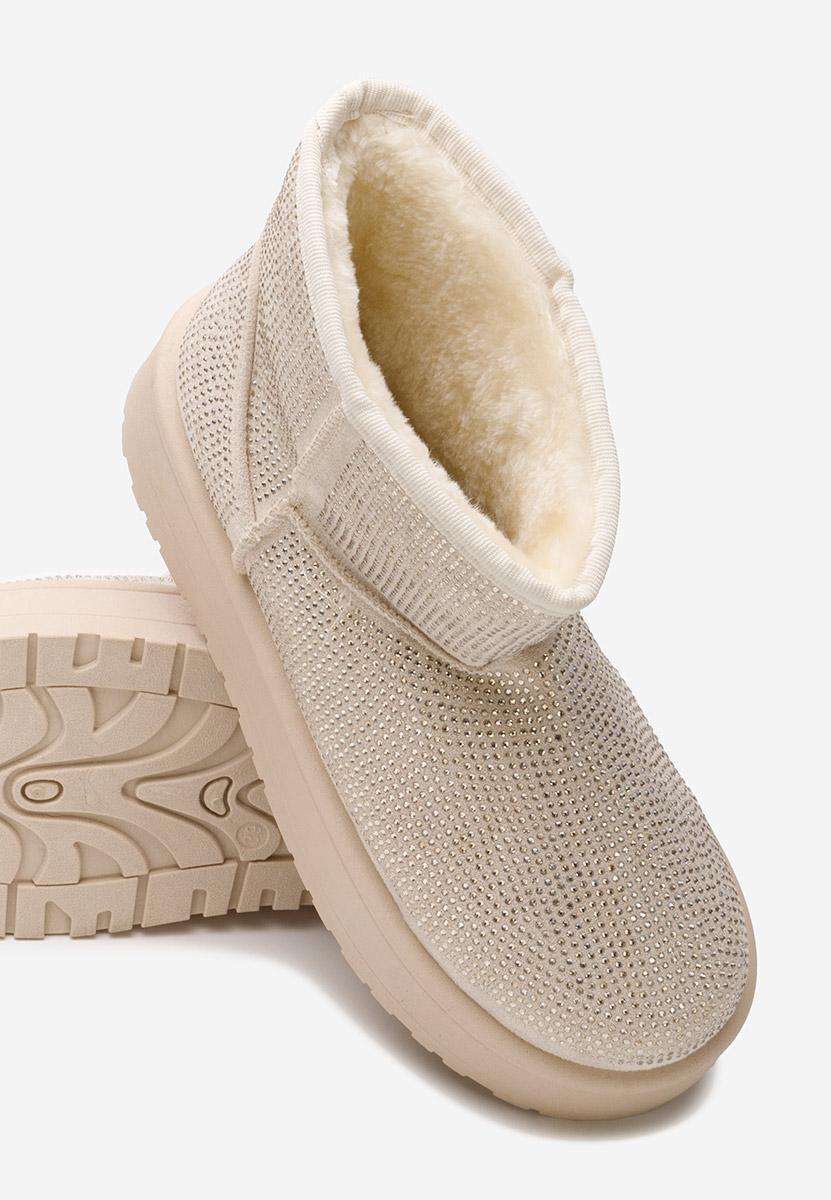 Feyna bézs női téli csizma