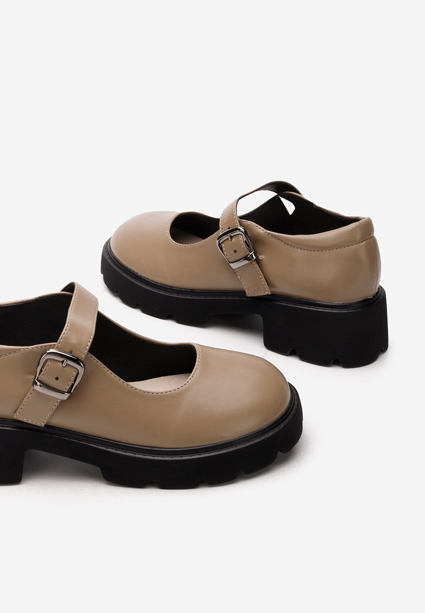 Anghela v2 khaki női belebújós cipő