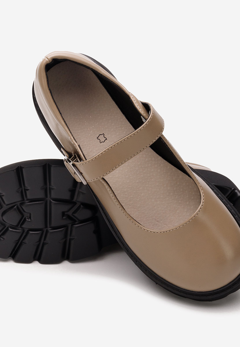 Anghela v2 khaki női belebújós cipő