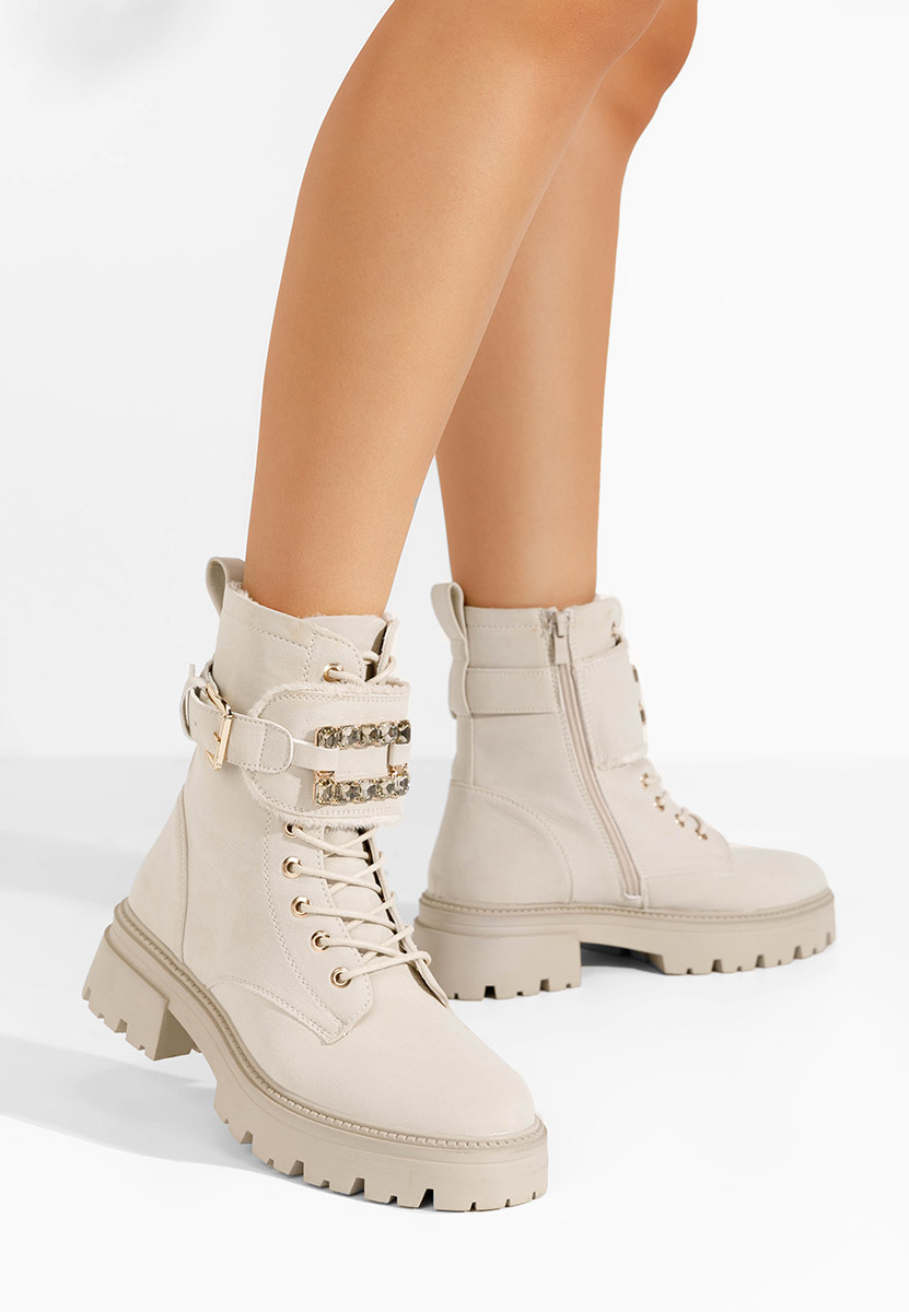 Acasia bézs női bakancs