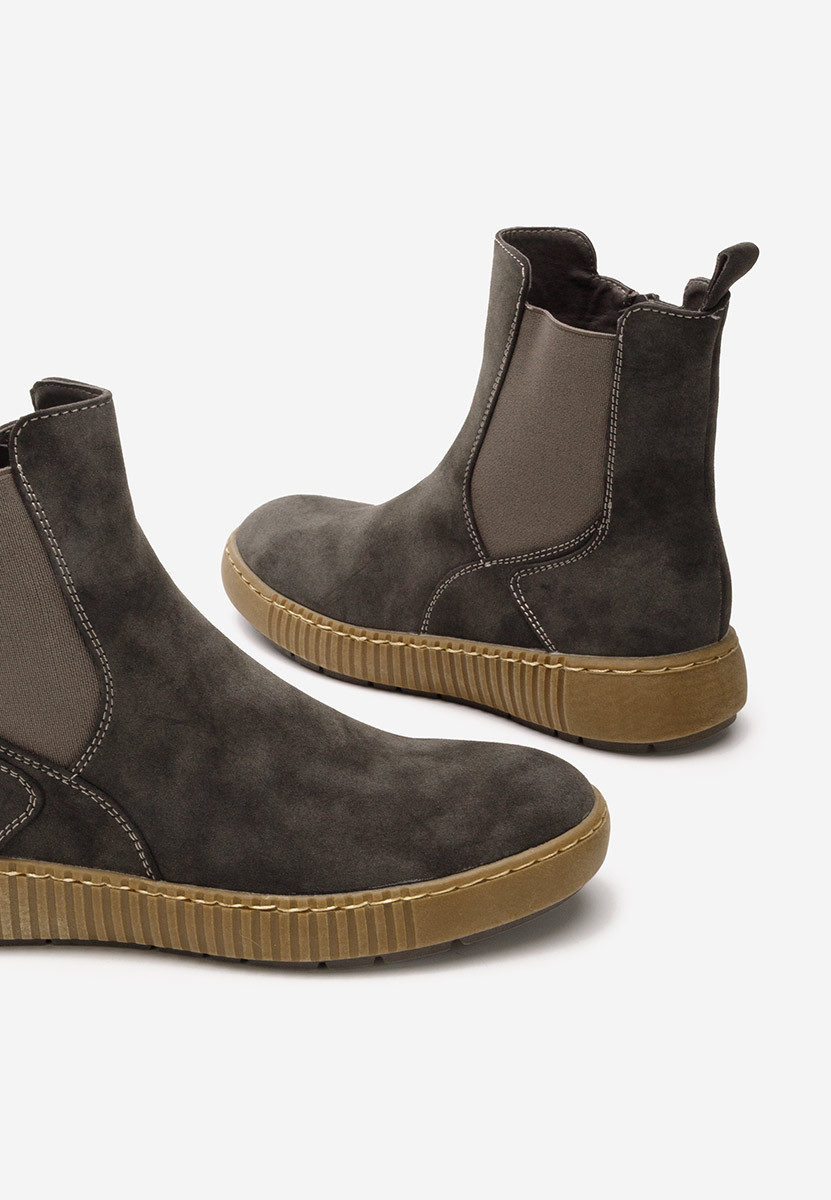 Sheela szürke chelsea bokacsizma