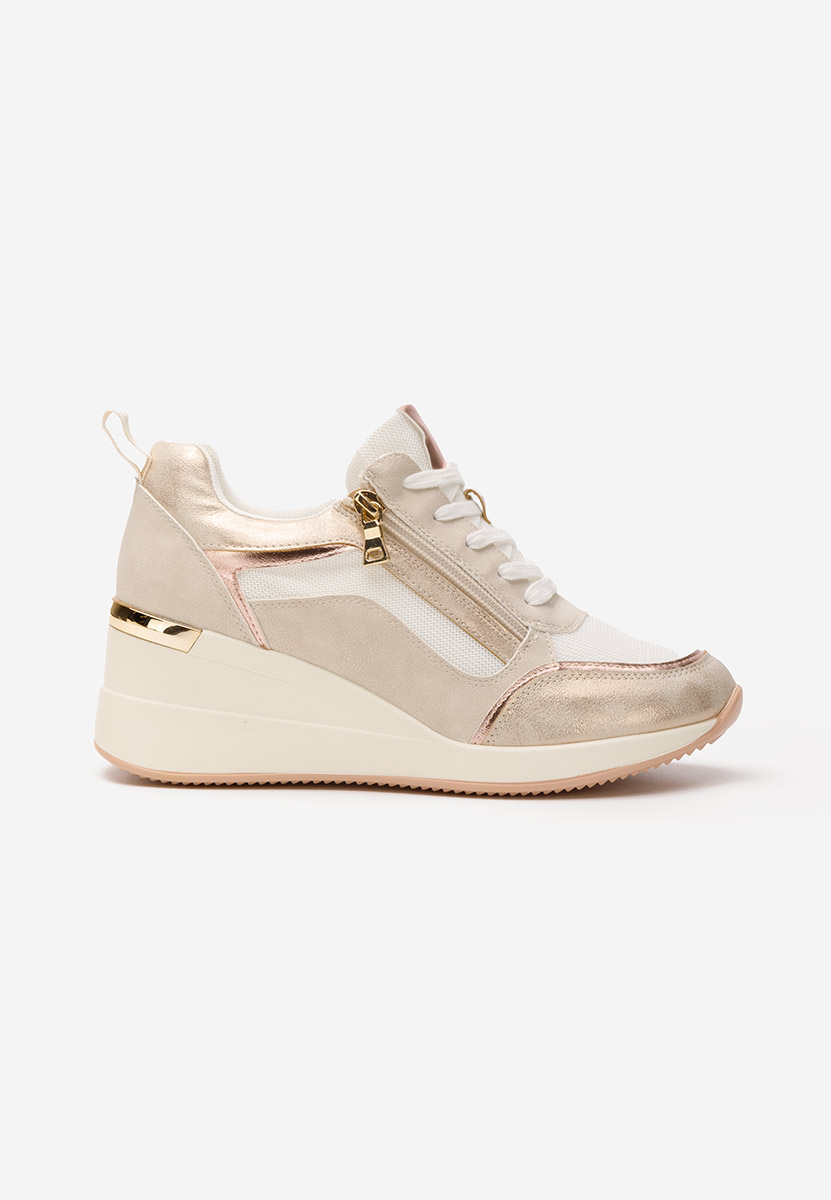Kalista fehér platform sneaker cipő 