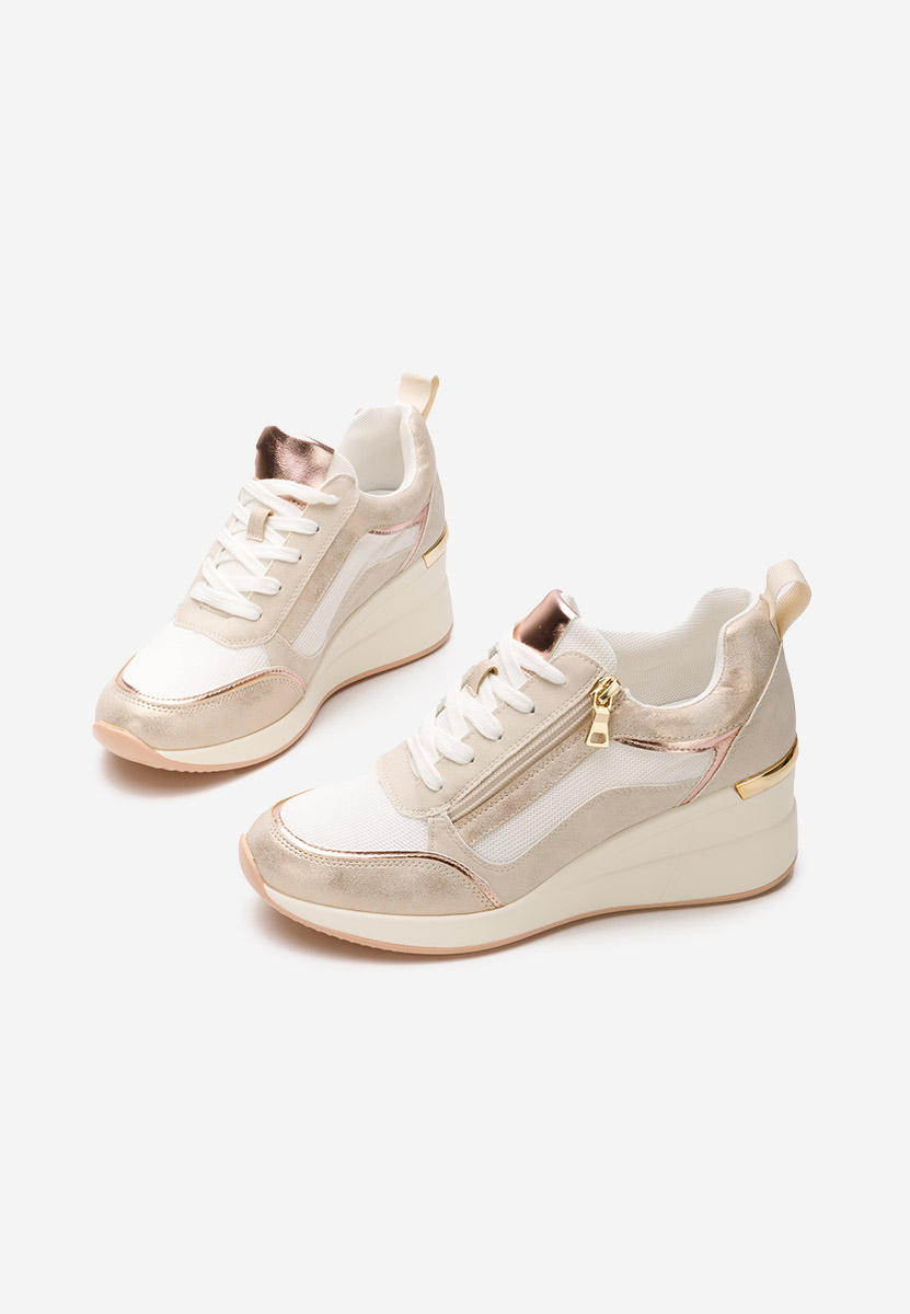 Kalista fehér platform sneaker cipő 