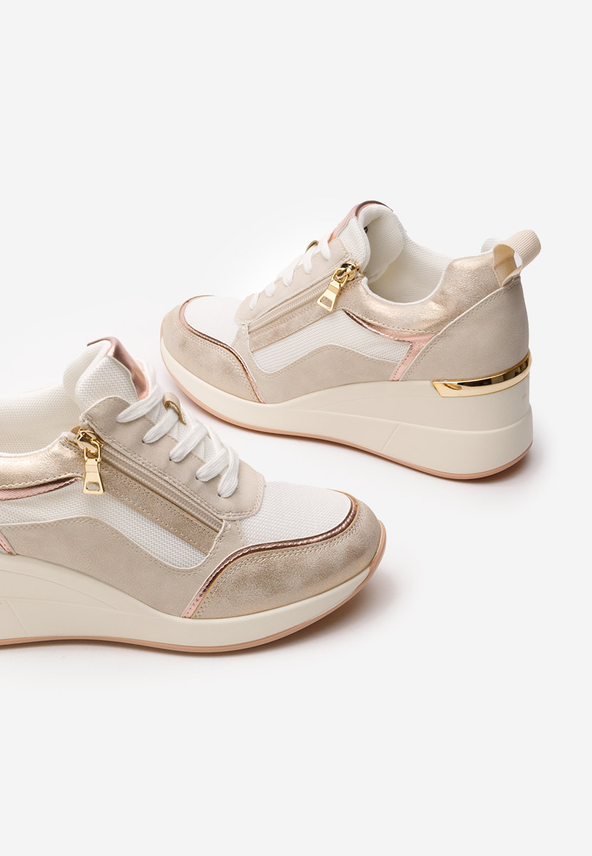 Kalista fehér platform sneaker cipő 