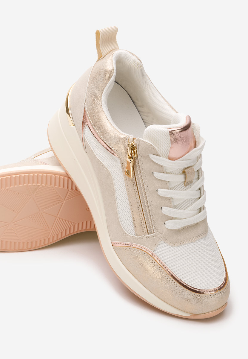 Kalista fehér platform sneaker cipő 