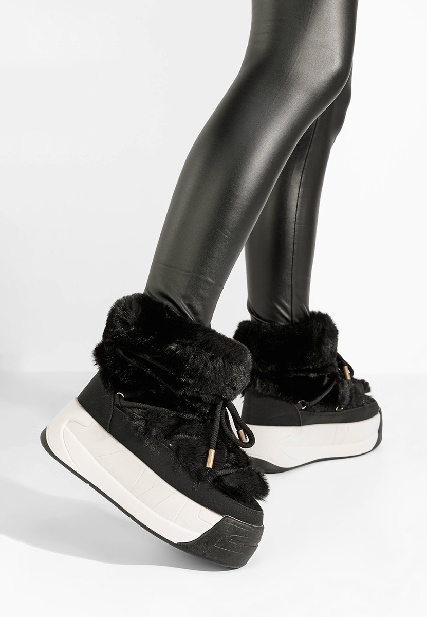 Vosnya v2 fekete női hótaposó