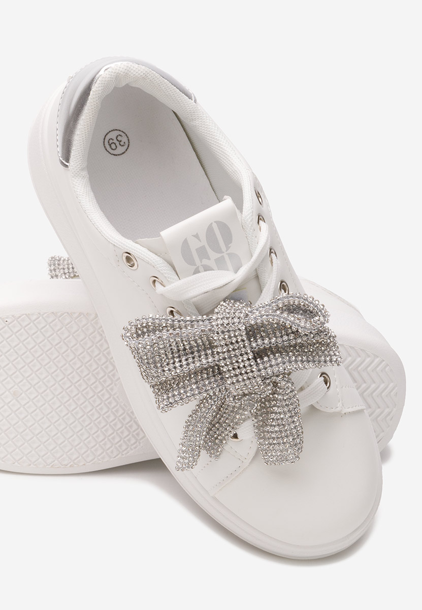 Hermila fehér telitalpú platform sneaker