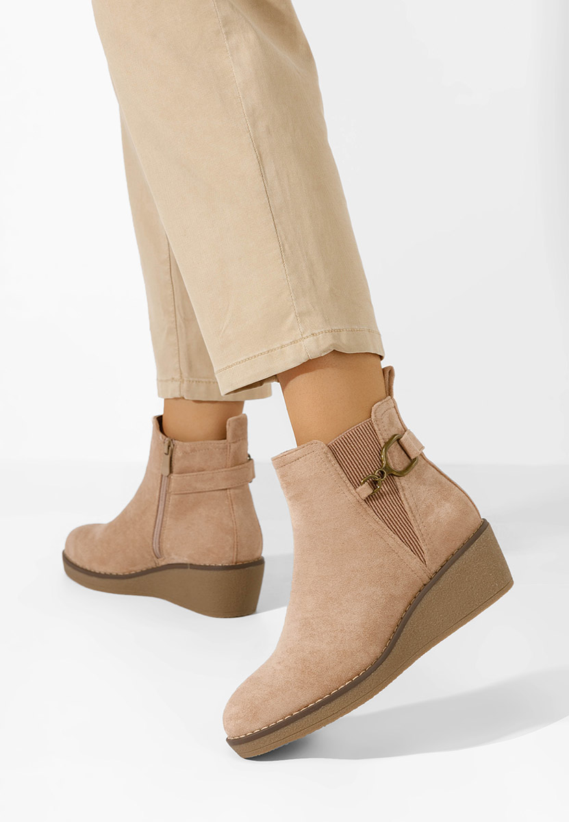 Sherilyne khaki platform bokacsizma