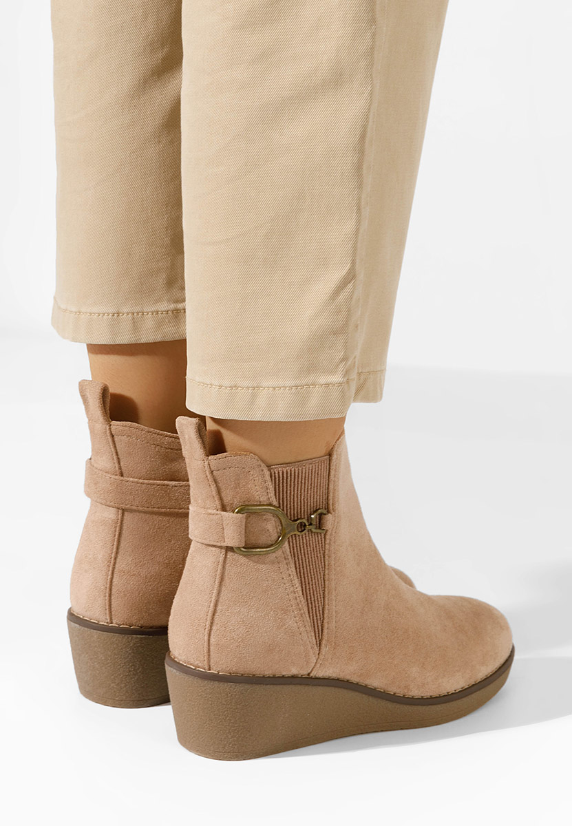 Sherilyne khaki platform bokacsizma