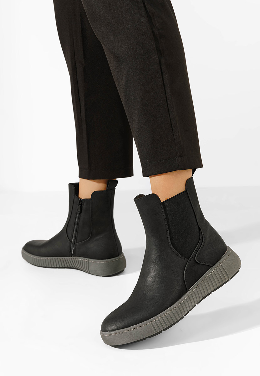 Sheela fekete chelsea bokacsizma