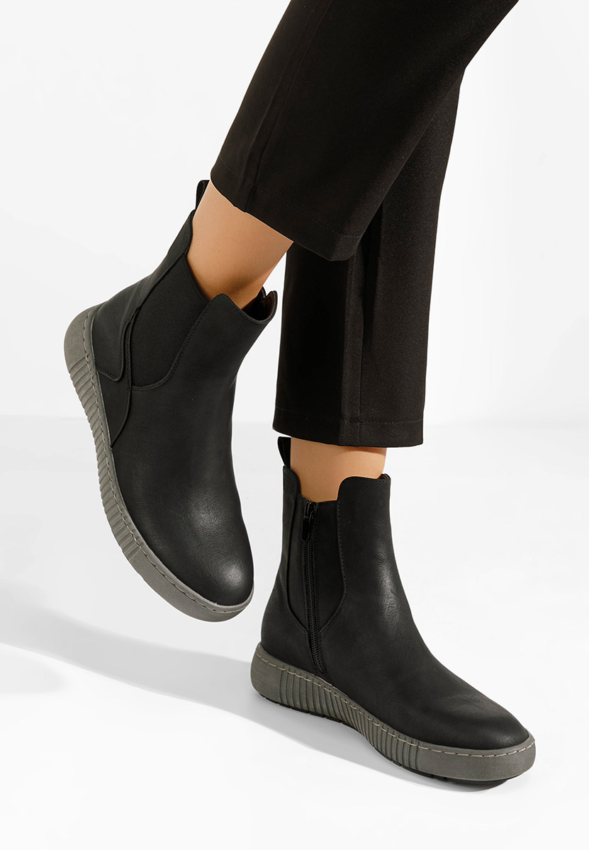 Sheela fekete chelsea bokacsizma