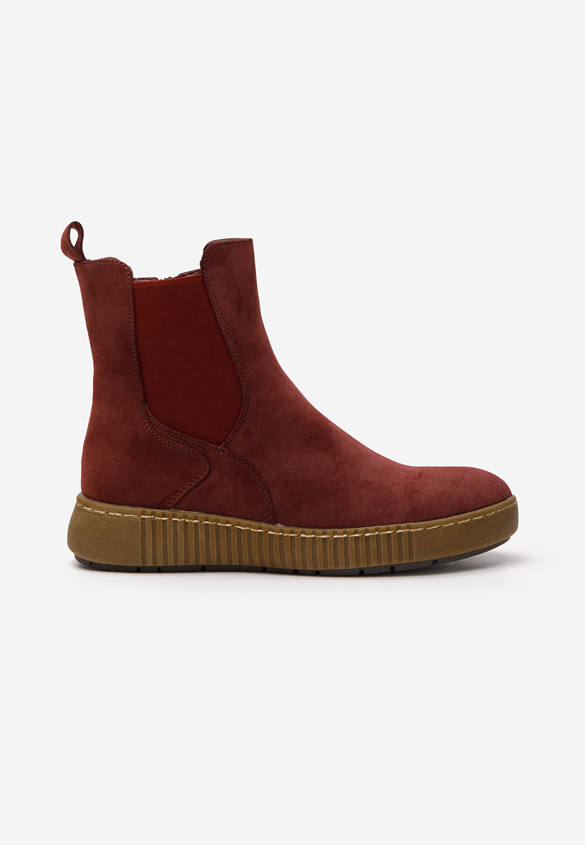 Sheela piros chelsea bokacsizma