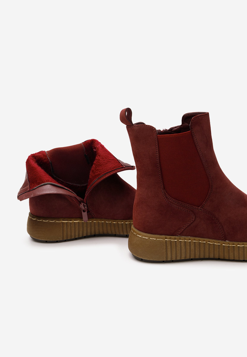 Sheela piros chelsea bokacsizma