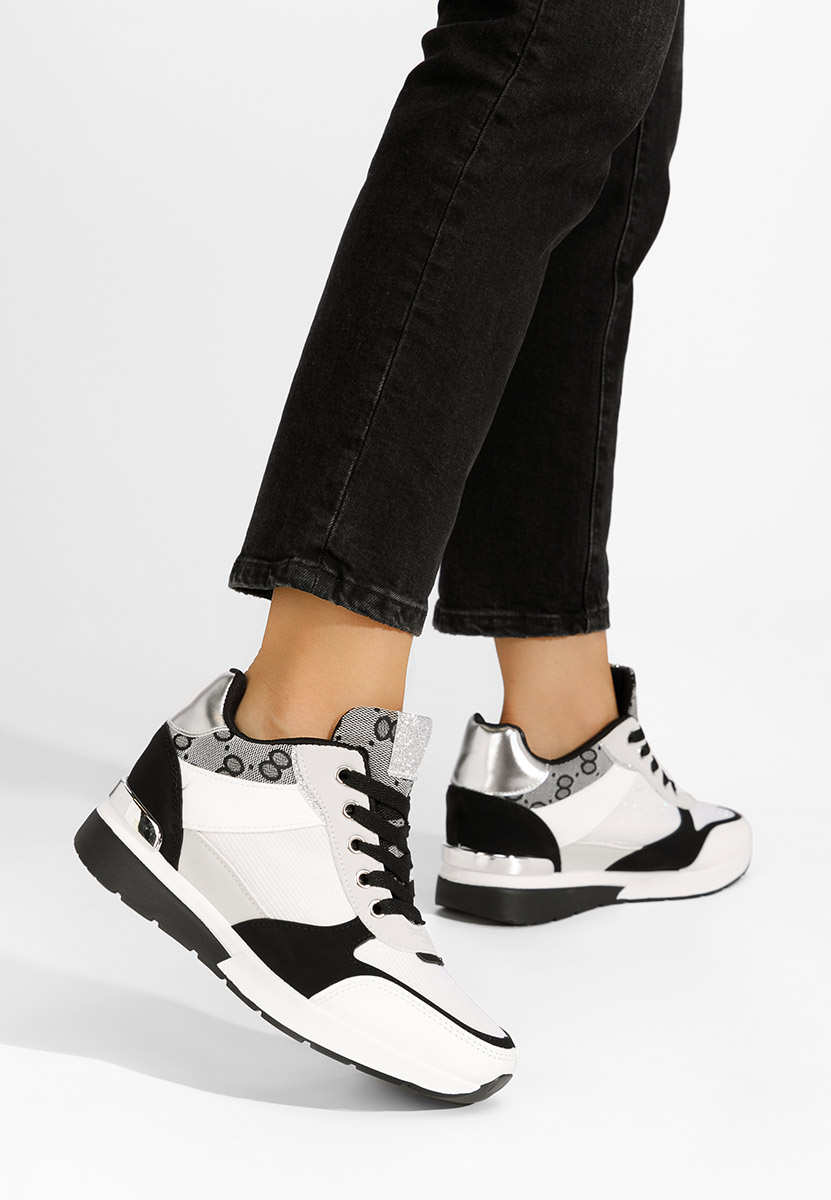 Kali fehér platform sportcipő