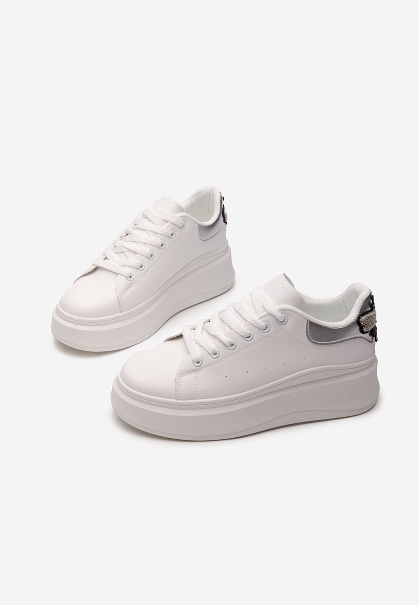 Marilynn ezüst platform sneaker cipő 