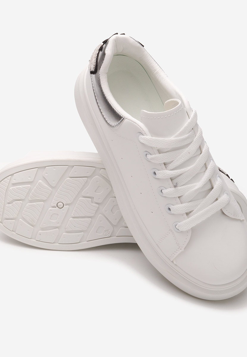 Marilynn ezüst platform sneaker cipő 