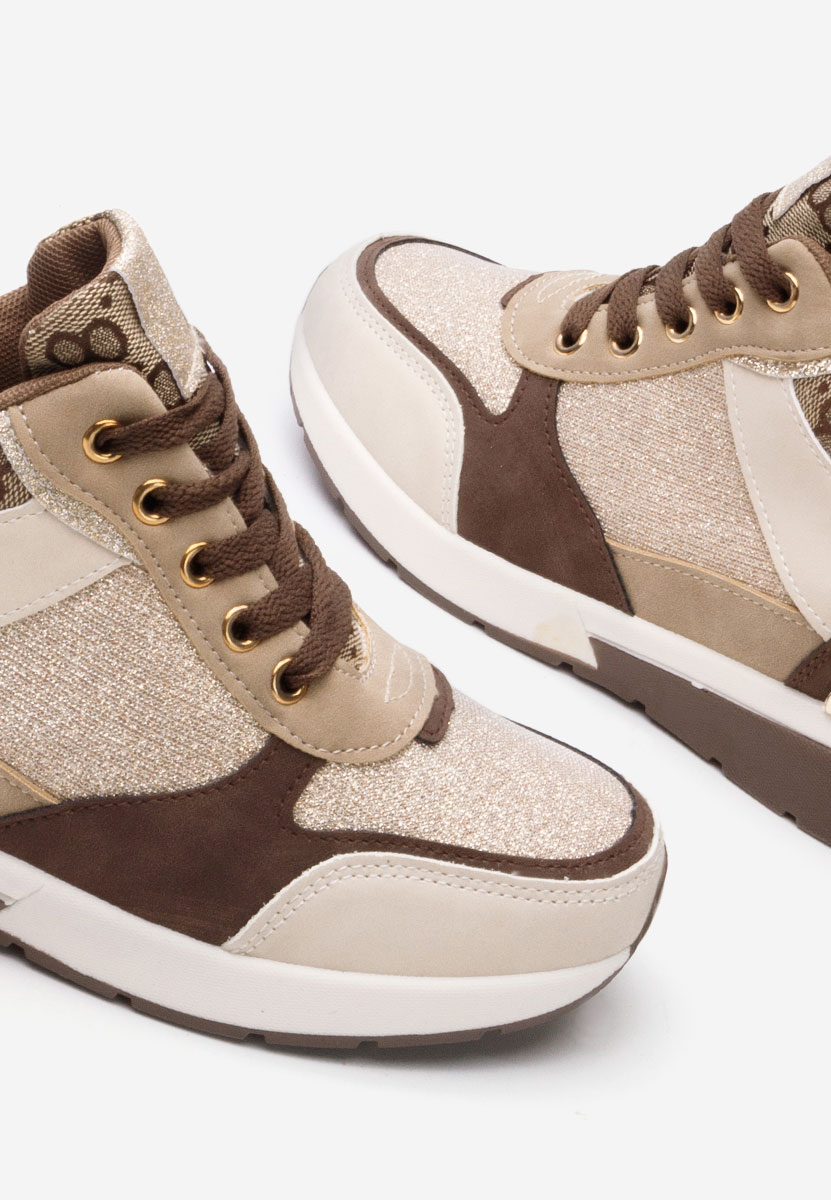 Kali khaki platform sportcipő