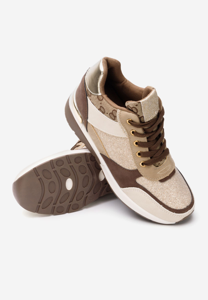 Kali khaki platform sportcipő