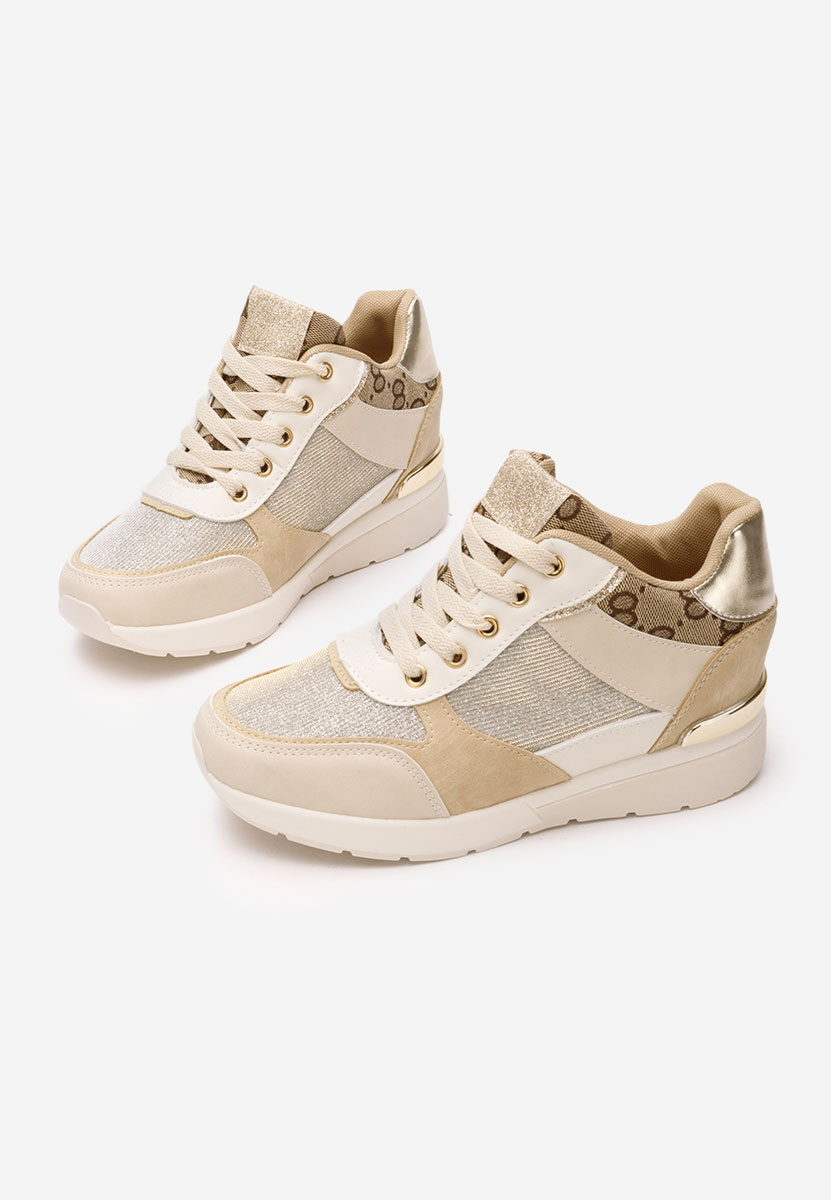 Kali bézs platform sportcipő