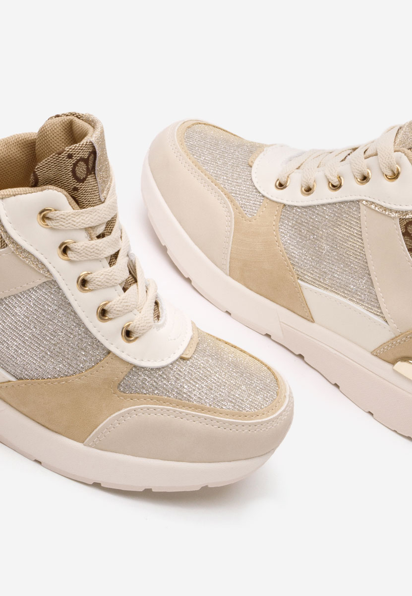 Kali bézs platform sportcipő