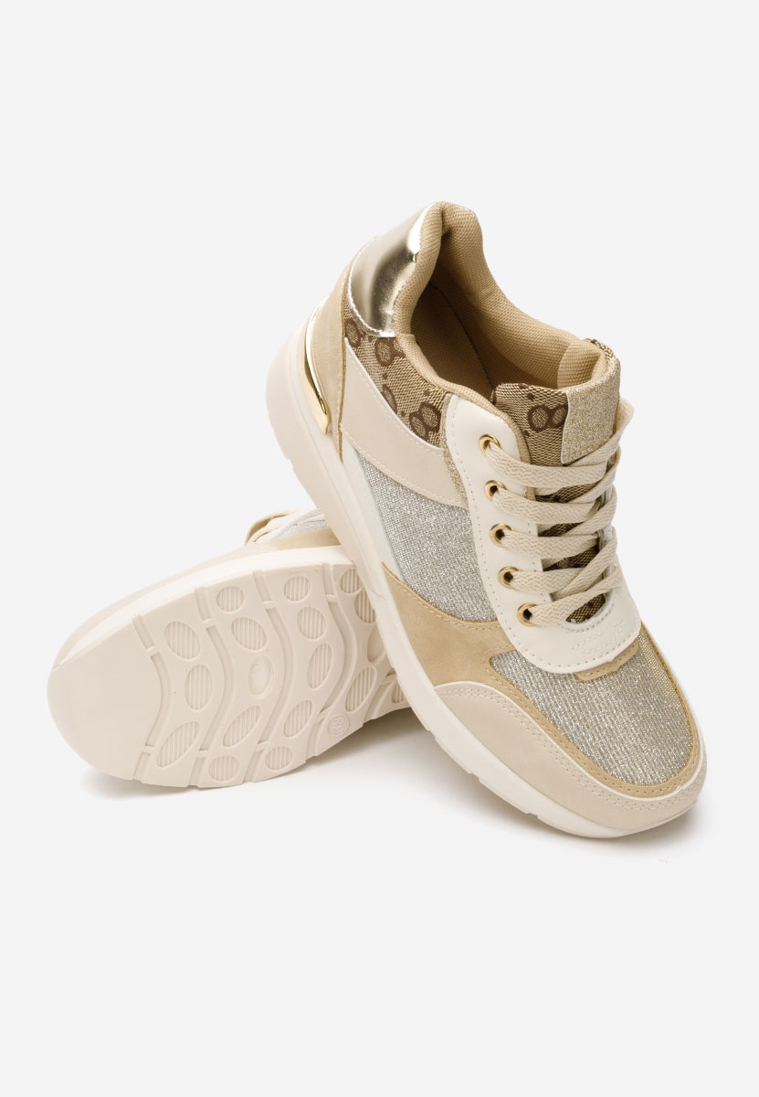 Kali bézs platform sportcipő