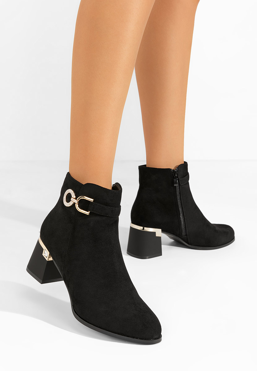Margie v2 fekete elegáns női bokacsizma