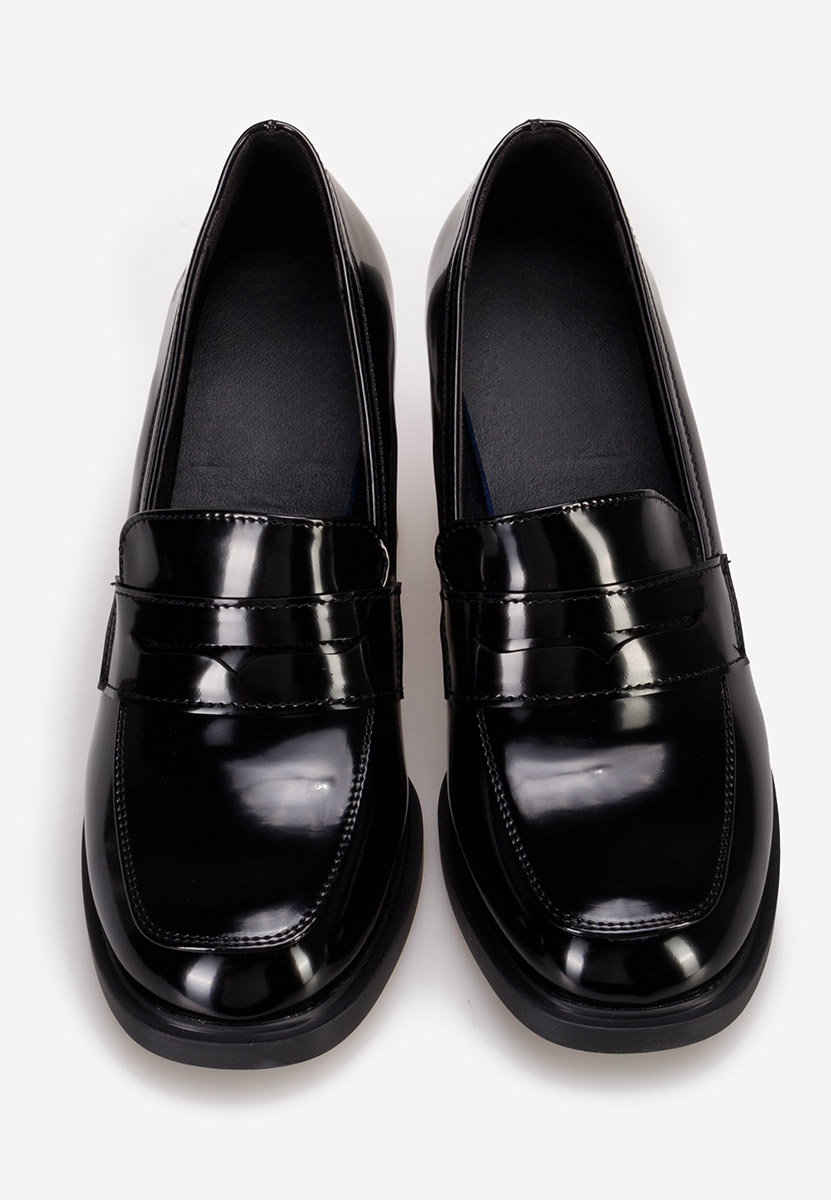 Odesia v4 fekete női loafer cipő