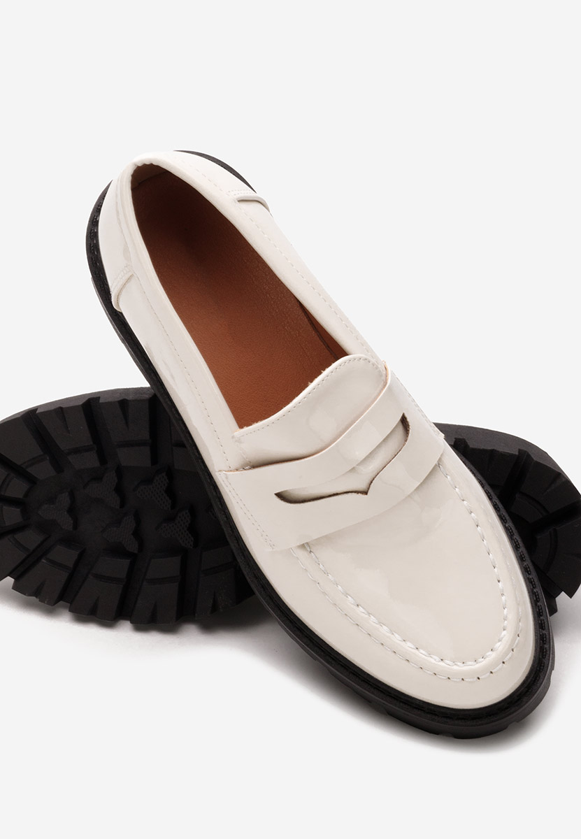 Zampa ne bézs női telitalpú mokaszín