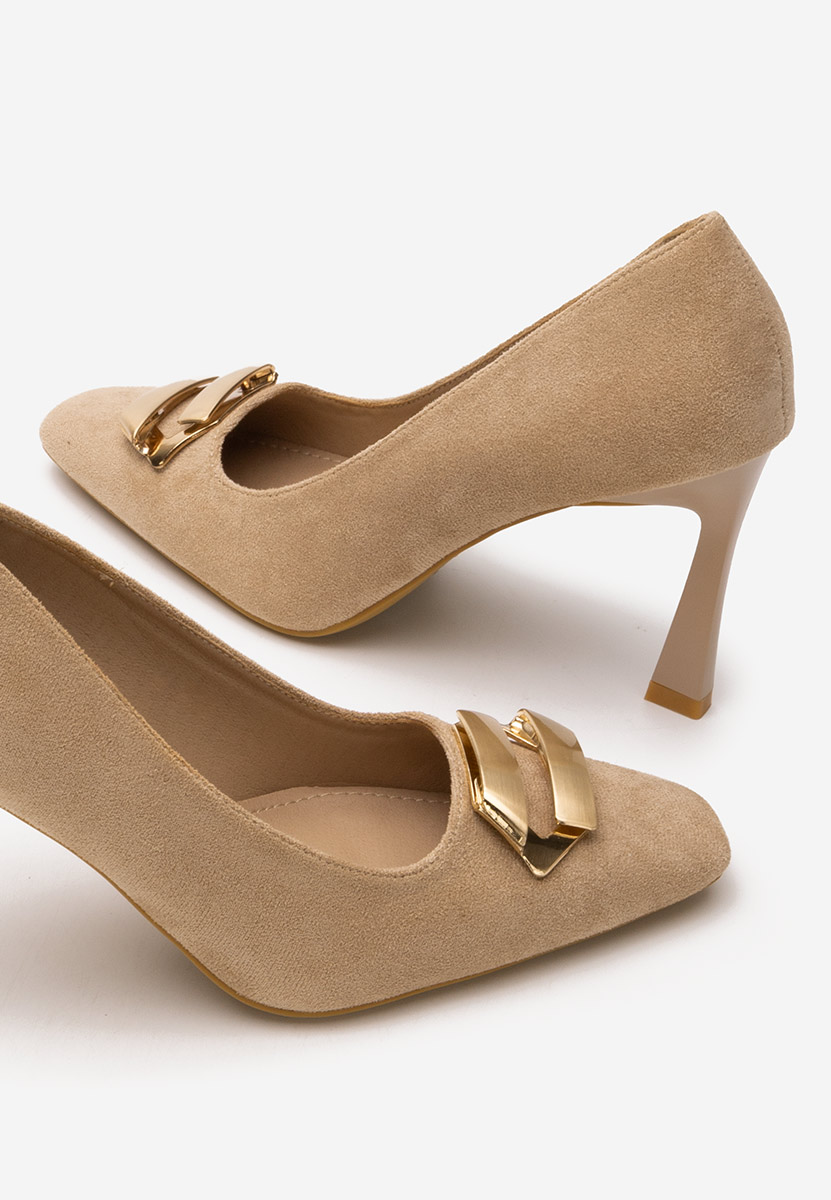 Xeresa v2 bézs tűsarkú cipő 