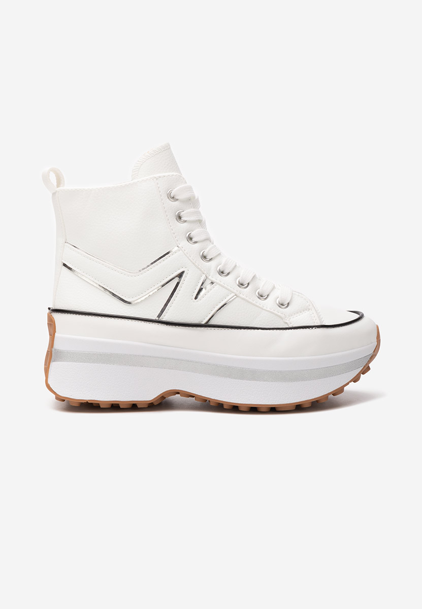 Kathie fehér telitalpú platform sneaker