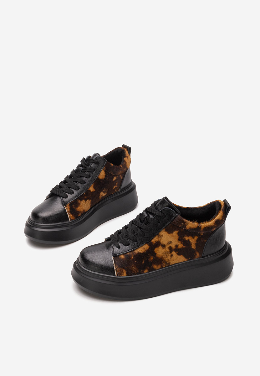 Sherice fekete telitalpú platform sneaker