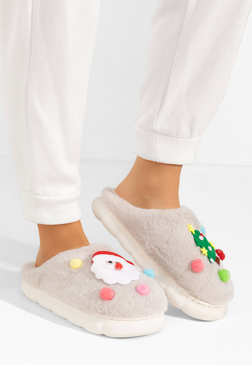 Denita bézs női papucs