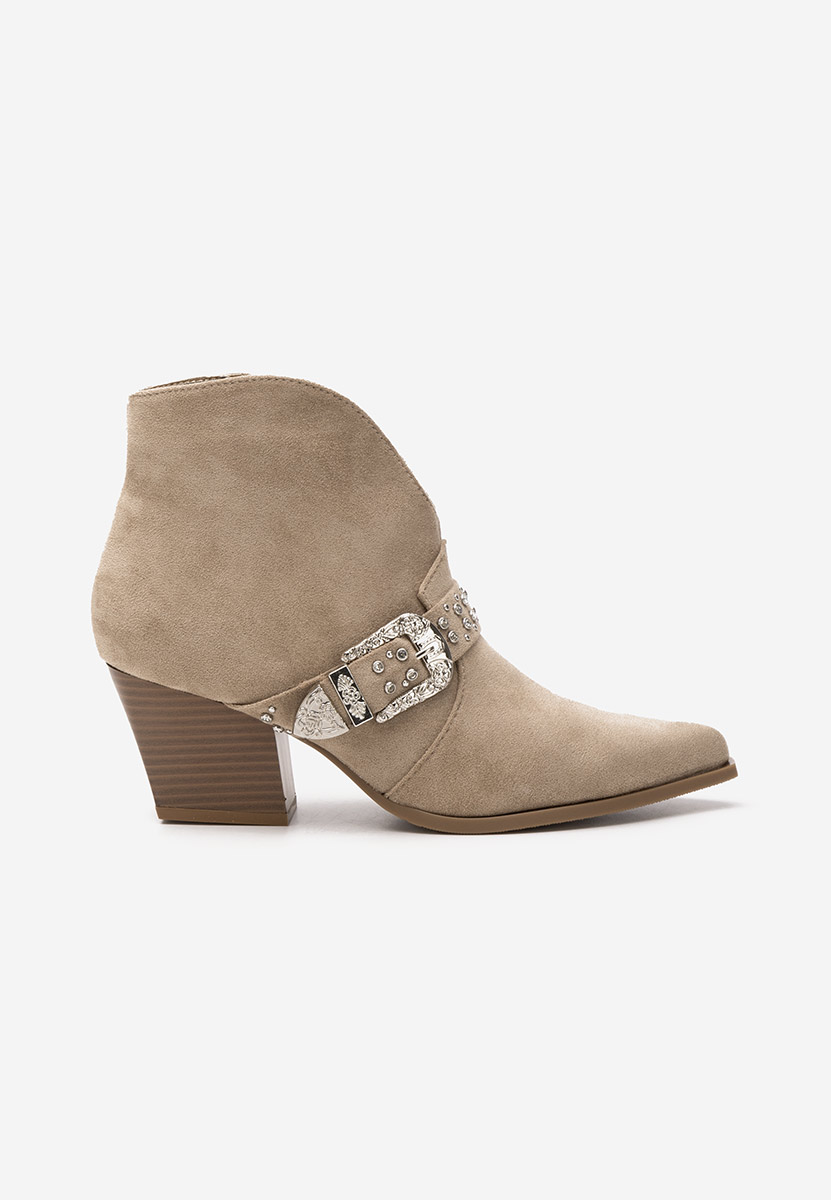 Romelia khaki cowboy csizma