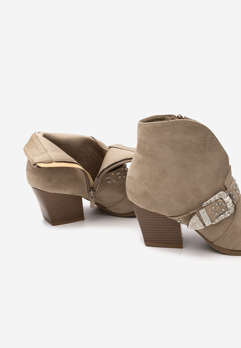 Romelia khaki cowboy csizma