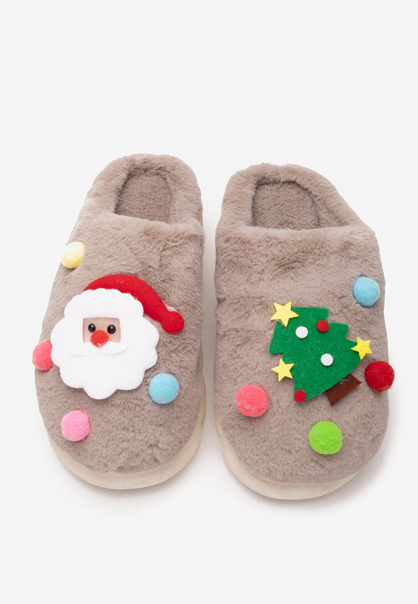 Denita khaki női papucs